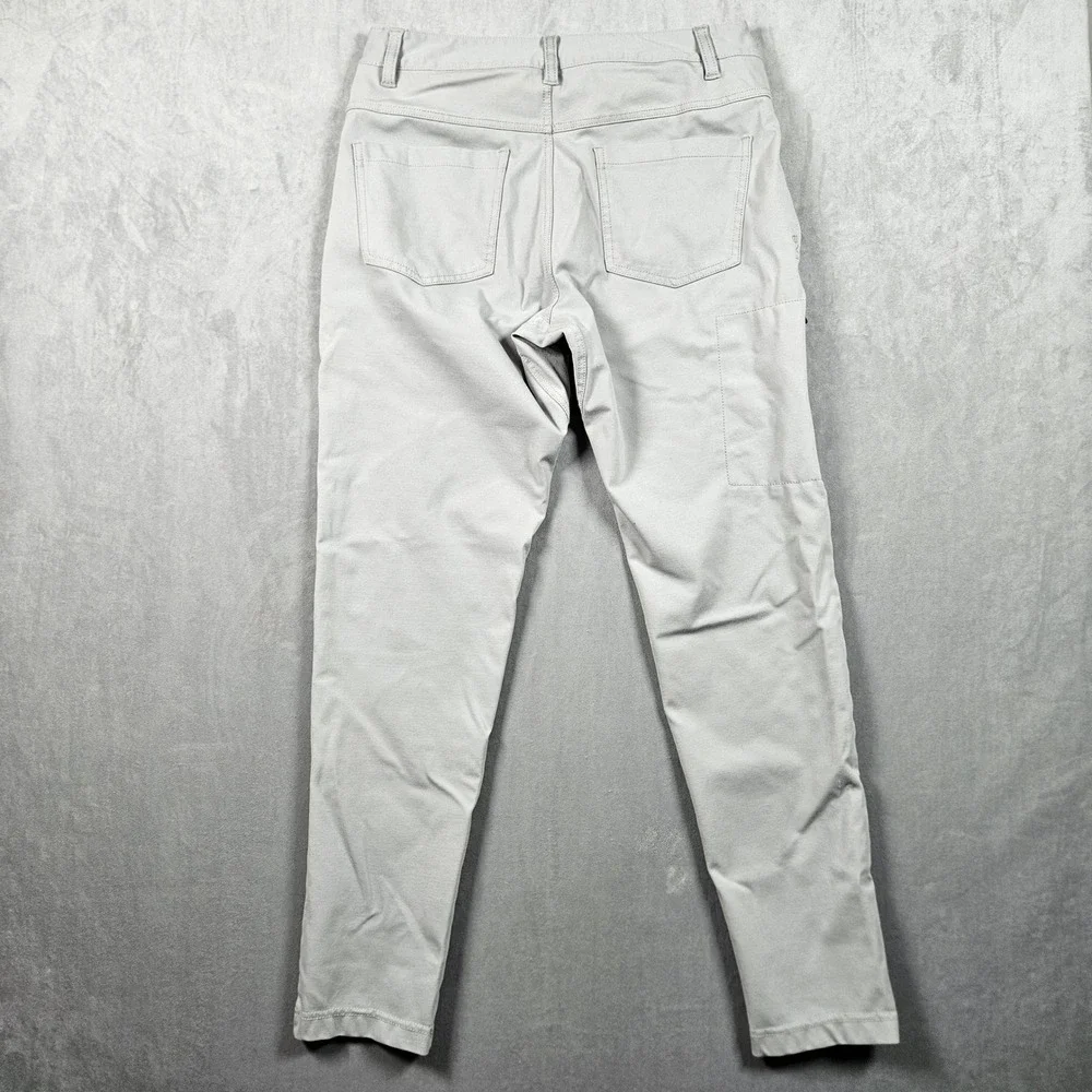 BYLT Everyday Pant 2.0 Mens Small Gray Slim Fit Stretch Performance Golf Office
